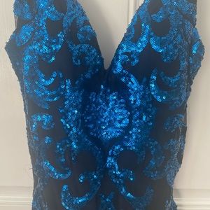 For sale - Windsor Sequin blue/black mini dress. Brand new with tags